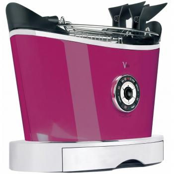 Tostadora eléctrica multifuncional Casa Bugatti Volo 930 W color púrpura