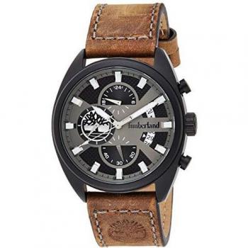 Timberland mens multi dial quartz watch with leather strap tbl15640jlb61