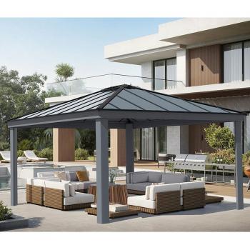 Pérgola de Aluminio y Policarbonato Dallas 4.2x5 m