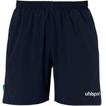 Uhlsport Pantalones Cortos Essential Evo Woven - Pantalones cortos de fútbol, tejido ligero y transpirable, ajuste cómodo, diseño clásico, ideal para entrenamiento y uso diario