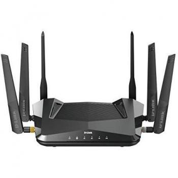 D-Link DIR-X5460 EXO AX5400 Wi-Fi 6 Router with Gigabit Ethernet Ports, MU-MIMO, Band Steering, 1024 QAM, OFDMA, WPA3, Firewall, Parental Controls and Speedtest. Works with Alexa/Gooogle Assistant.