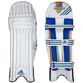 adidas – Espinilleras para bateador de Club, blanco