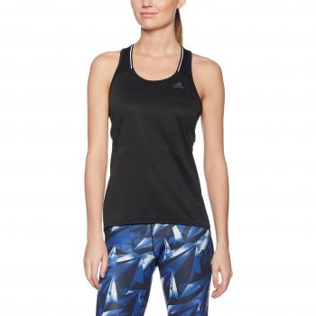 adidas Sn TNK W Camiseta de Manga Corta, Mujer, Negro