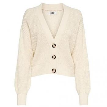 Cárdigan Corto Justy Beige para Mujer de Punto