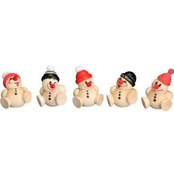 Ahorcamientos figuras de bolas cortina Hombre fresco Júnior Set de 5 Christmas 19401/1 NUEVO