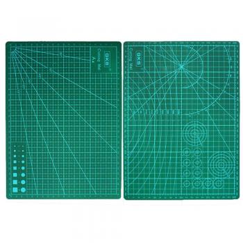 ROSENICE Estera de corte de doble cara 45x30cm Construcción de PVC Estera de corte auto-reparable duradera