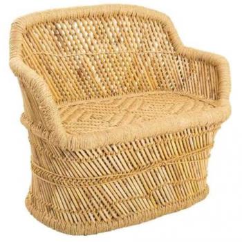 Sofá infantil de bambú marrón Alexandra House Living 30 x 48 x 62 cm