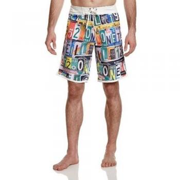 O'Neill Badehose PM Regionale Boardies - Bóxer de baño, color blanco, talla DE: 29
