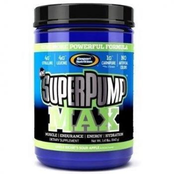 Gaspari Nutrition SuperPump MAX 640 g Sour Apple Pre-Workout Drink Powder