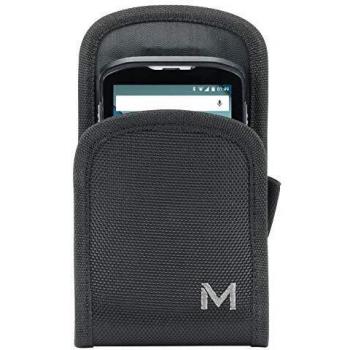 Mobilis Holster - Funda para Terminal de Escritura, con cinturón, 160 x 80 x 20 mm, Color Negro
