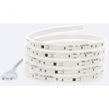 Tira LED Regulable 220V SMD2835 120 LED/m 1000 lm/m Ancho 12 mm IP65 Corte a Medida 6000K Blanco Frío 8 m