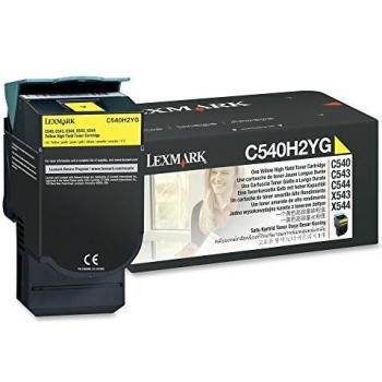 Lexmark C540H2YG Yellow High Yield Toner Cartridge (2000 Pages)