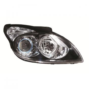 Faro principal derecho DEPO 221-1154R-LDEM2 con características de faro delantero, diseño específico para el lado derecho del vehículo
