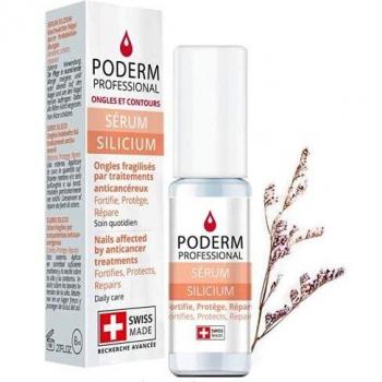 Poderm Professional Silicium Serum for Chemotherapy-Induced Brittle Nails - 8ml - 100% Natural & Vegan