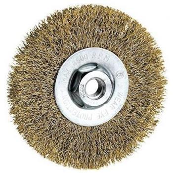 ALYCO 197650 197650-Cepillo metálico Circular Ondulado 115 mm para miniamoladora