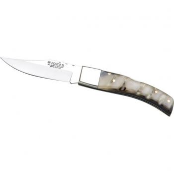 Cuchilleria Joker NK90 - Navaja deportiva, cachas de carnero, virola inox, hoja de 7,5 cm