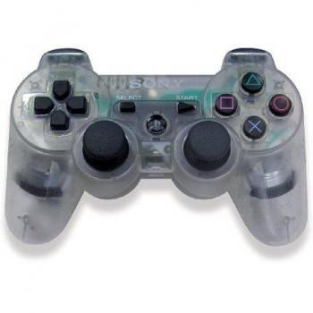 Sony - Mando Inalámbrico Dual Shock 3, Color Transparente Crystal