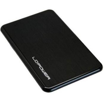 Caja Externa HDD 2.5 SATA USB 2.0 LC-Power LC-PRO-25BUB Aluminio Negro