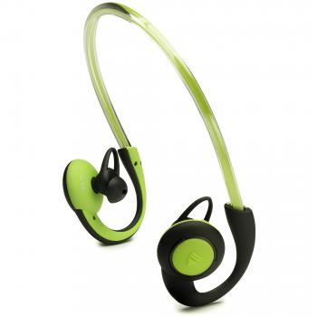 Boompods Sportpods Vision - Auriculares con Diadema LED y Bluetooth, Color Verde