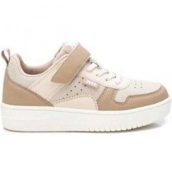 Zapatillas Xti Kids 150533 para Niña, Color Beige con Cierre Adherente