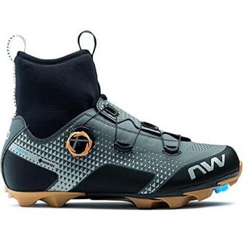 Zapatillas de MTB Northwave Celsius XC Arctic GTX Invierno Gris/Negro Reflectantes 2022 Talla 42