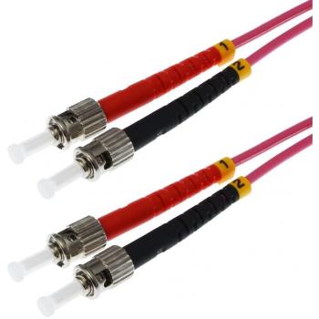 Cable de red de fibra óptica Helos ST multi-modo (M) a ST multi-modo (M) CAT6, 5 m