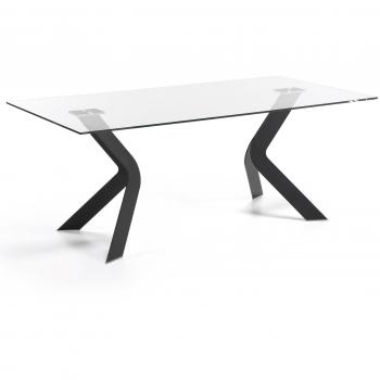 Kave Home Mesa Westport 200x100 cm, negro