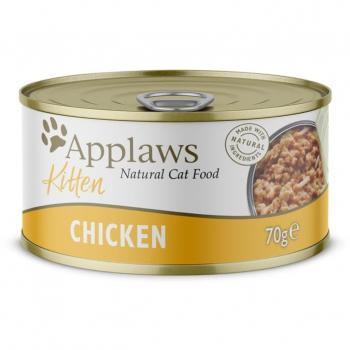 Applaws Lata Kitten Pechuga De Pollo 70 Gr - Pack de 24 unidades