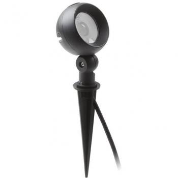 Proyector LED GIBSON IP65 12V 30° 6W 680lm 3000K Negro