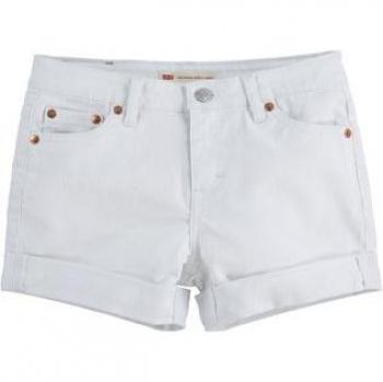 Short de niña Levi's cinco bolsillos blanco