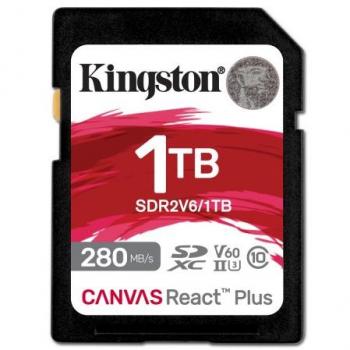 Canvas React Plus 1 TB SDXC UHS-II Clase 10 de Kingston