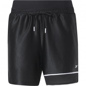Pantalones cortos de mujer Reebok Classics Basketball con diseño clásico, tejido ligero, cintura elástica ajustable, logo de Reebok en la pierna y corte cómodo para facilitar el movimiento