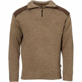 Pinewood Stormy Brown Melange Pullover Sweater