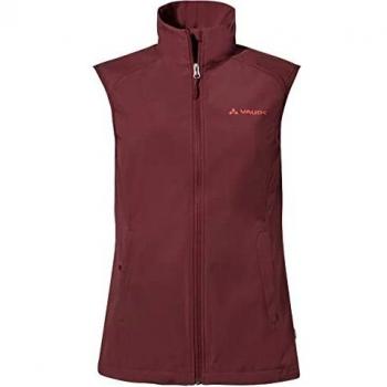 Chaleco Softshell Vaude Hurricane III Rojo Mujer Talla I46 D42