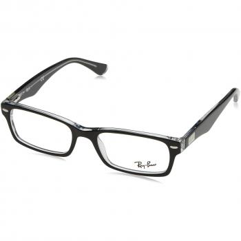 Ray-Ban RX5206 Highstreet 2034 Men's Eyeglasses Black Size 52 with Blue Light Block Available