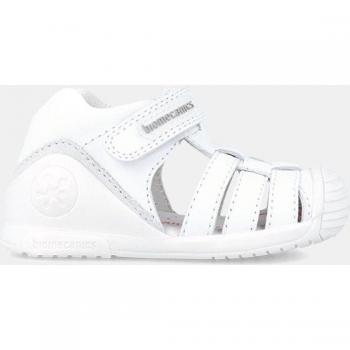 Sandalias cerradas de bebé niño en piel con cierre adherente