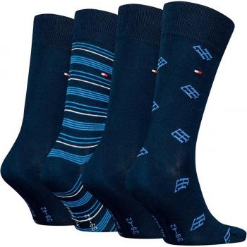 Pack de calcetines Tommy Hilfiger Monogram Stripe 4 Pares