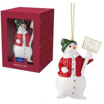 Villeroy & Boch Christmas Classics Snowman Ornament