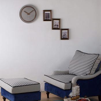 NeXtime 3211 - Reloj de Pared con Diseño Circular en Tonos Marrón y Gris