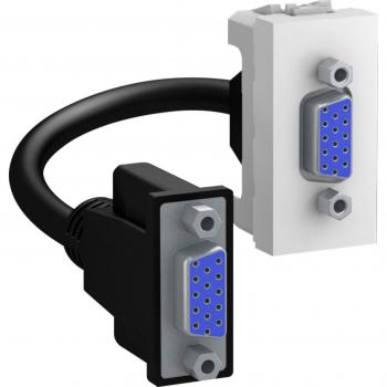 Schneider Electric MGU68.004.7P1 Marco Clase 2 elementos, Cuero Sahara