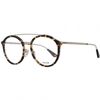 Police VPL688 52741M Men's Brown Aviator Optical Glasses Frame