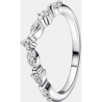 Anillo Pandora Timeless Deseo Alterno Brillante de plata
