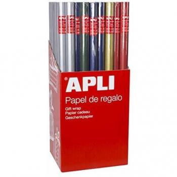 Apli 13644 Papel Regalo Kraft Color, 2 X 0,70