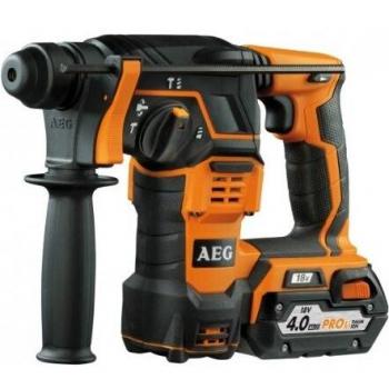 AEG BBH18Li-402 - Martillo a batería 18V, 4,0Ah, 3 modos, 2,3J, 5300bpm, 24mm