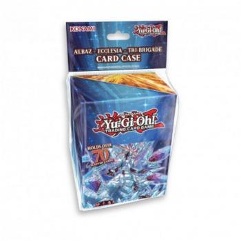 Deck Box Yu-Gi-Oh! Albaz Ecclesia Tri-Brigade - Caja de cartas con diseño exclusivo, capacidad para varias cartas, material resistente y cierre seguro