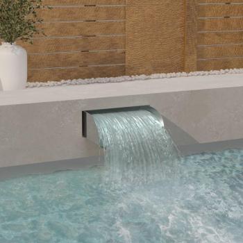 vidaXL Waterfall 45x34x14 cm Stainless Steel 304