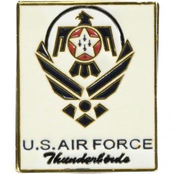 Objet d'Art de No. 483 USAF Thunderbirds acrobacia octavillas unidad Insignia hecha a mano caja de joyas
