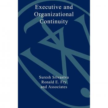 Libro de tapa blanda sobre Continuidad Ejecutiva y Organizacional por Ssrivastva