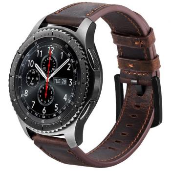 iBazal - Correa clásica para reloj de reemplazo 22 mm para Gear S3 Frontier/Classic