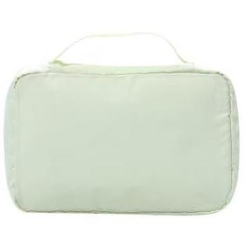 Totto Organizador de Baño All In Verde Meadow Mist, capacidad 3 litros, neceser colgante, organizador de maquillaje, bolsa de aseo viaje, con organizador en malla elástica para botes y bolsillo de m